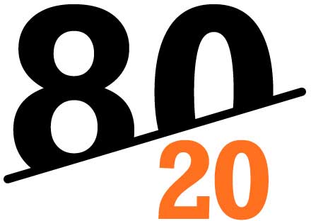 80/20 rule, aka the Pareto Principal