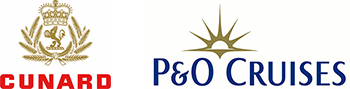 Cunard and P&O Logos